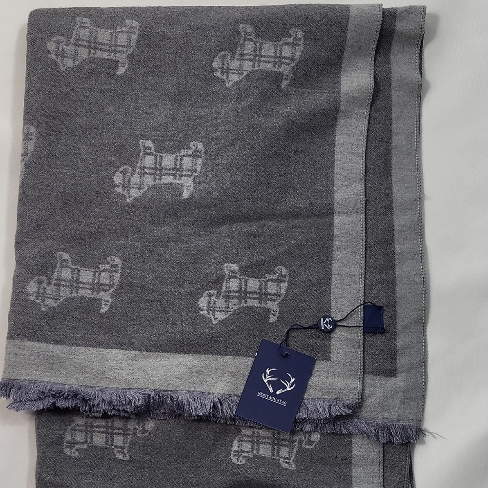 Heritage Stag Blanket Scaef NWT